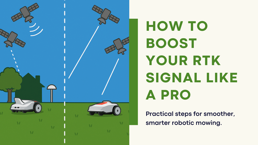 What practical steps can homeowners take to optimize RTK signal strength and performance