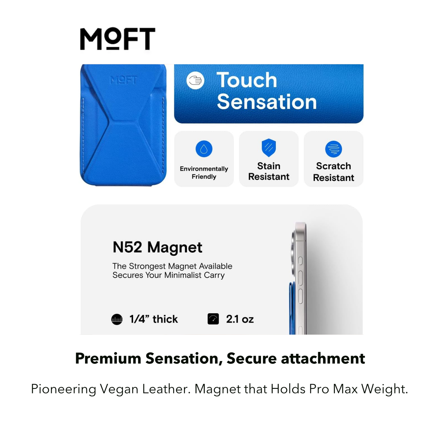 MoFT | Snap-On MagSafe Wallet Phone Stand